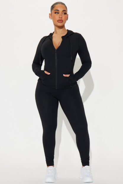 Chaqueta Deportiva Súper Suave con Capucha y Cremallera - Image 3
