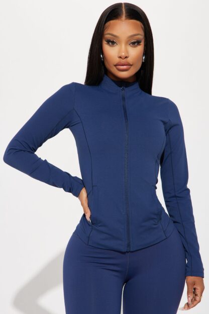 Chaqueta Deportiva de Cuello Alto y Mangas Largas - Image 18