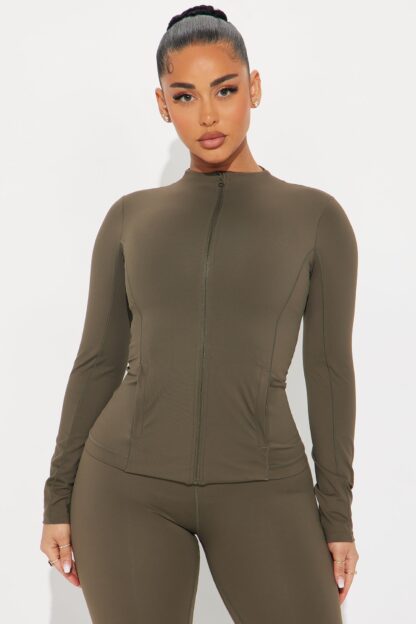 Chaqueta Deportiva de Cuello Alto y Mangas Largas - Image 25